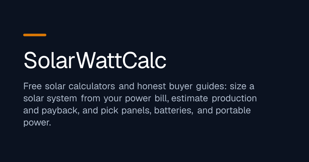 How Many Watts Does an Electric Smoker Use? · SolarWattCalc